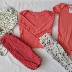 Baby Boden 5 piece set GUC - reversible pants